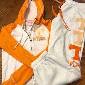 PINK Victoria’s Secret VOLS Hoodie and Sweatpants